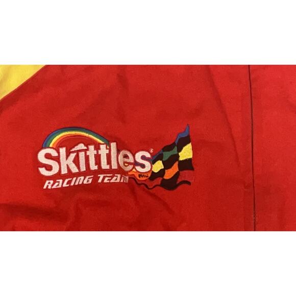Vintage Skittles Racing Team Jacket Ernie Irvan #36 Track Gear Size XXL - Picture 15 of 16